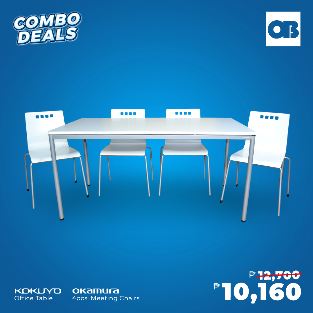 CD - Office Table and Meeting Chairs Set.