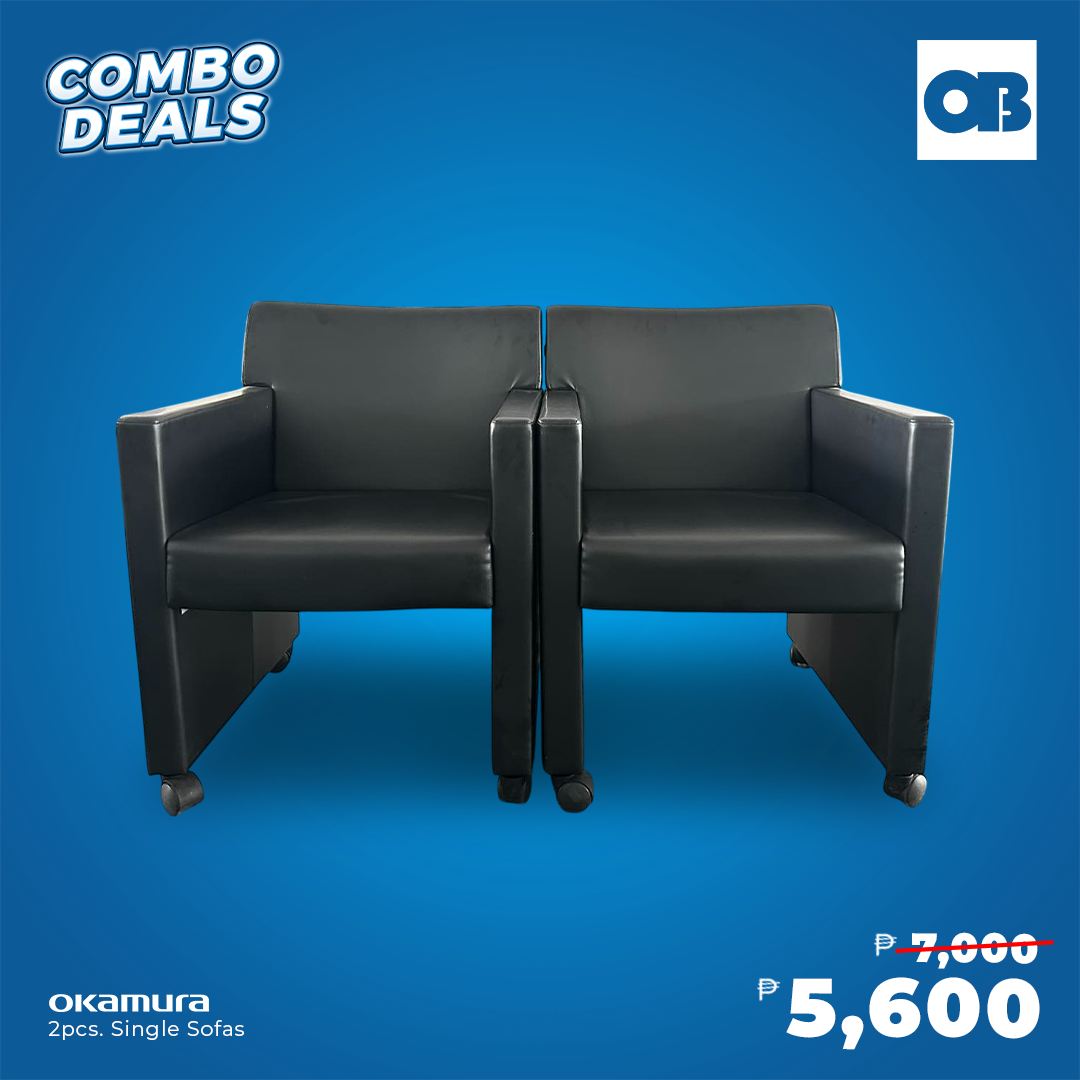 CD -  Okamura Single Sofas Set.
