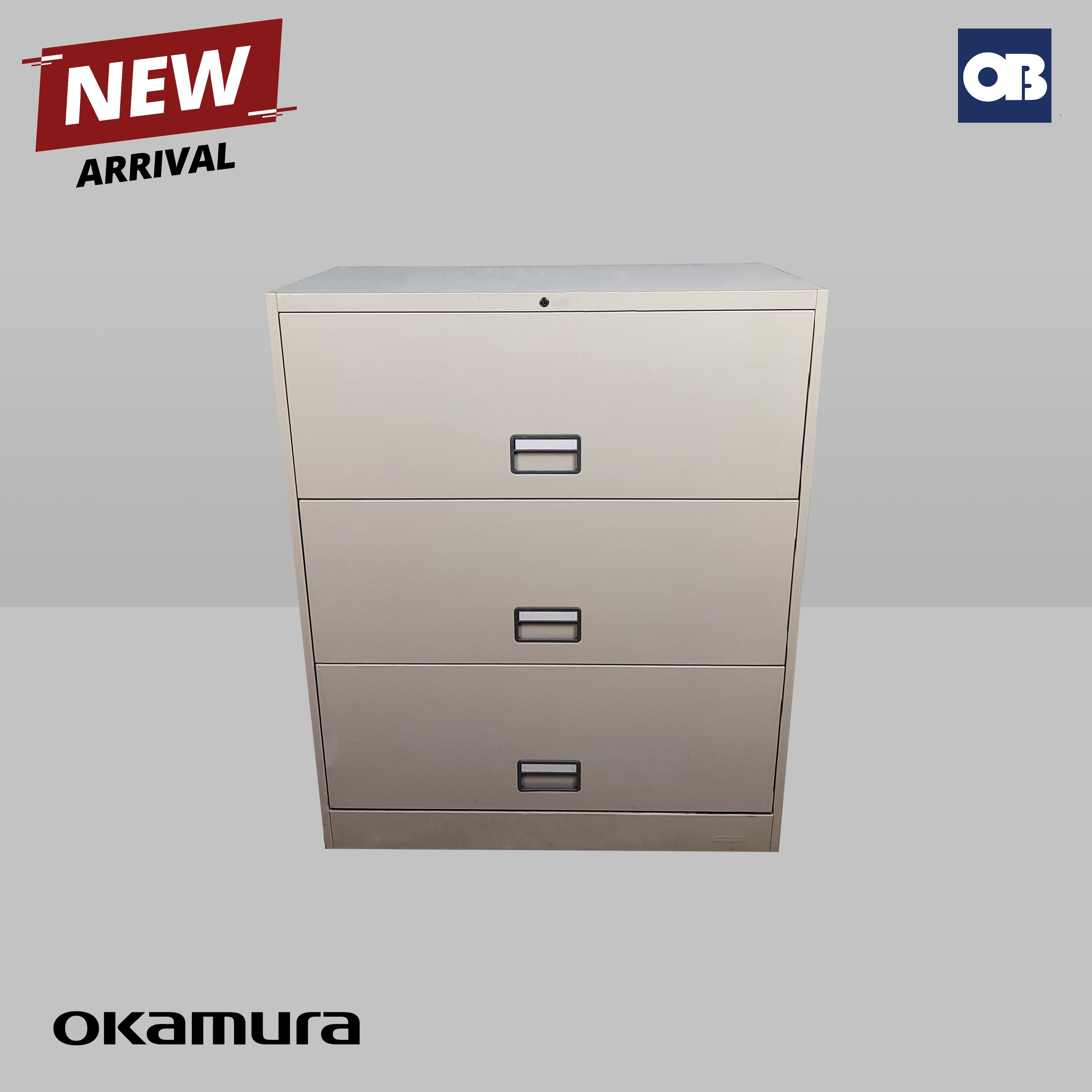 Okamura 3-Layer Lateral Cabinet