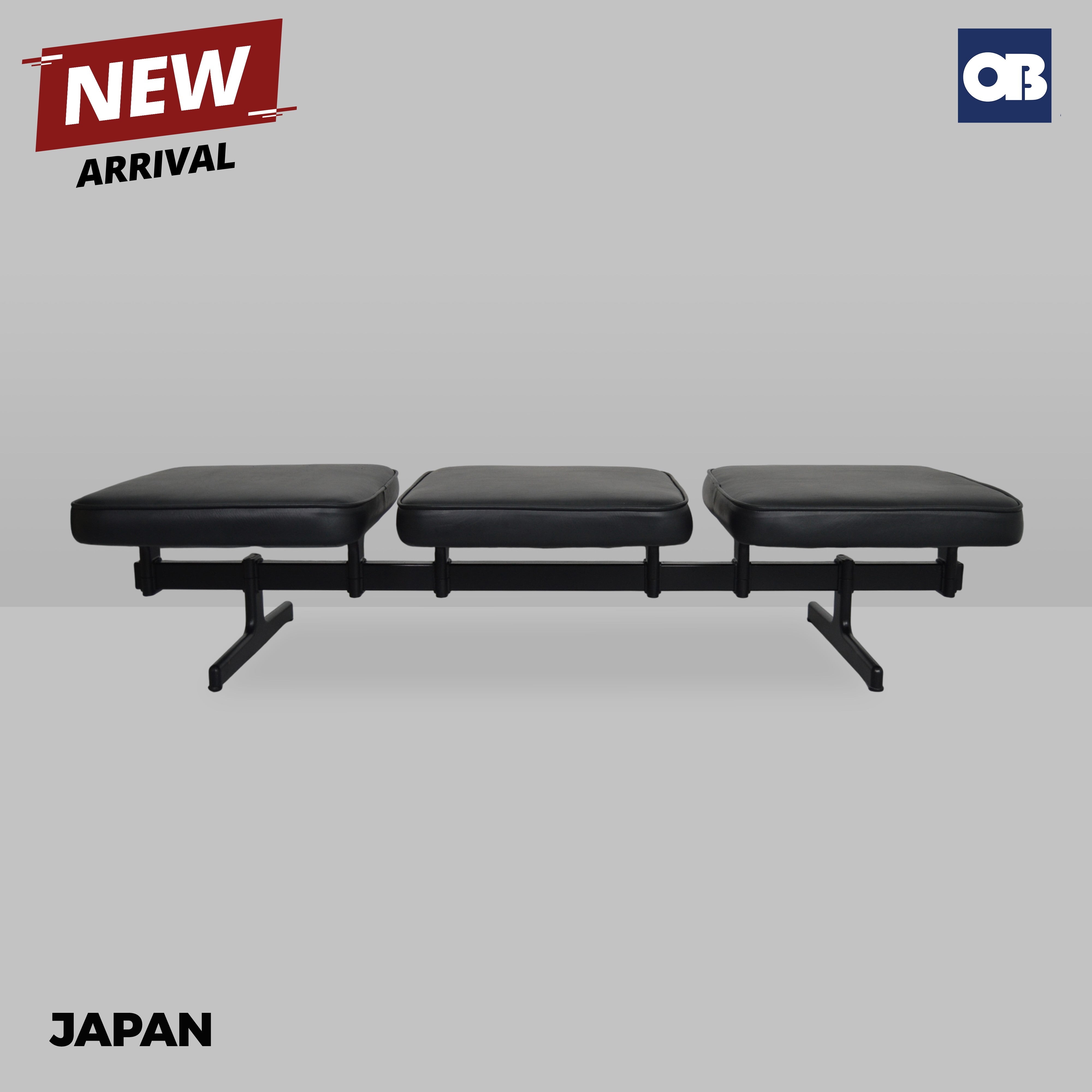 Japan 3-Seaters Gang Chair