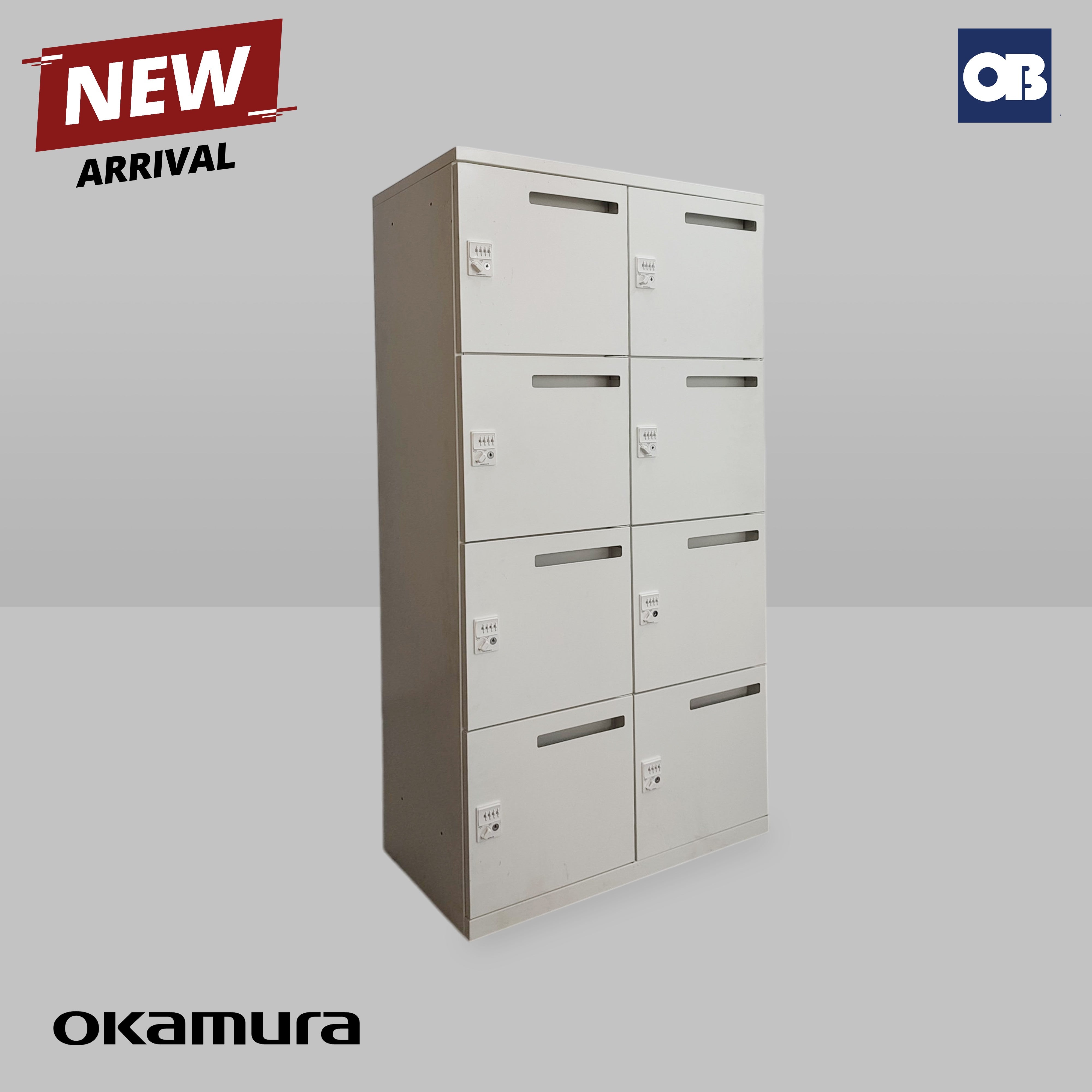 Okamura Locker Cabinet