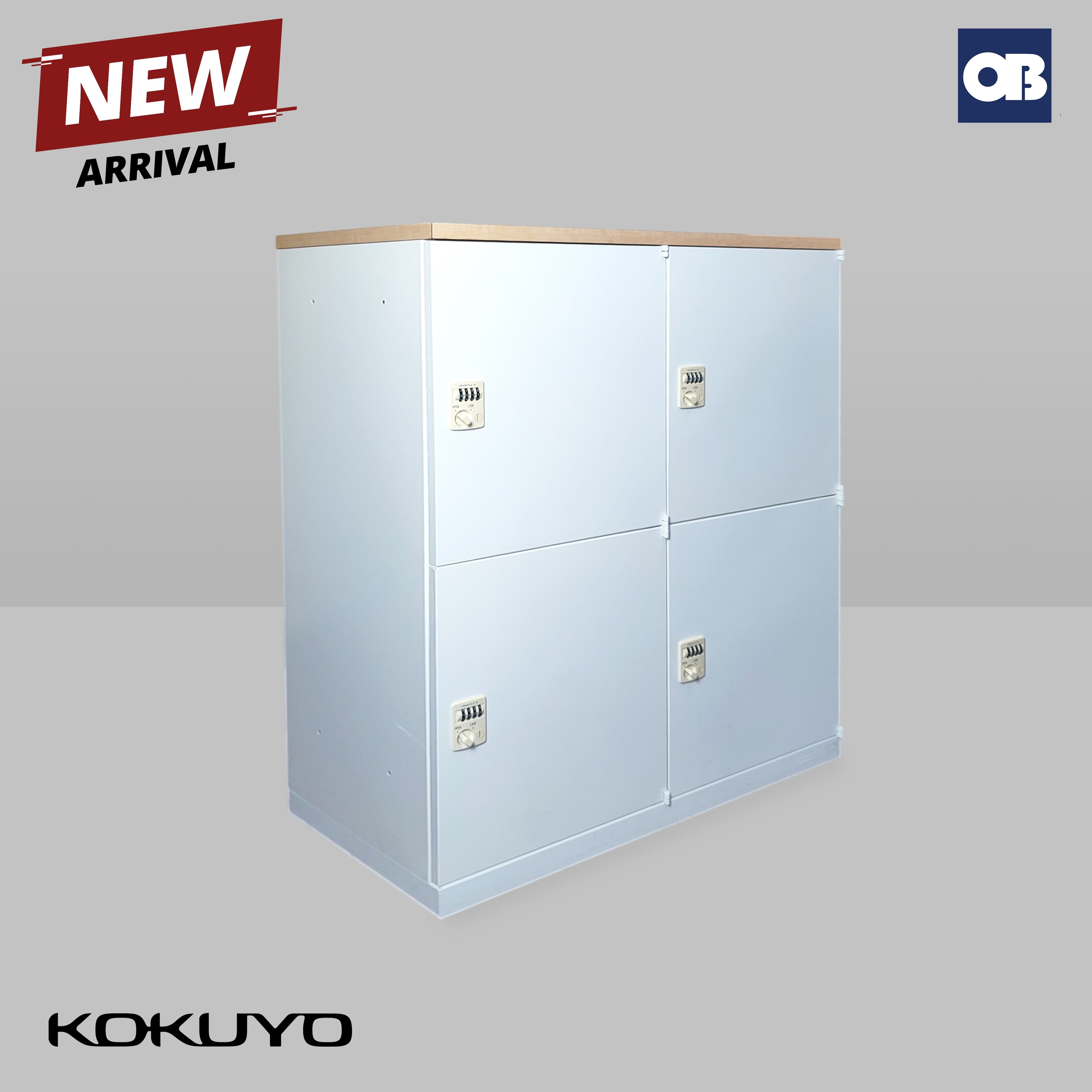 Kokuyo 4- Doors Locker Cabinet