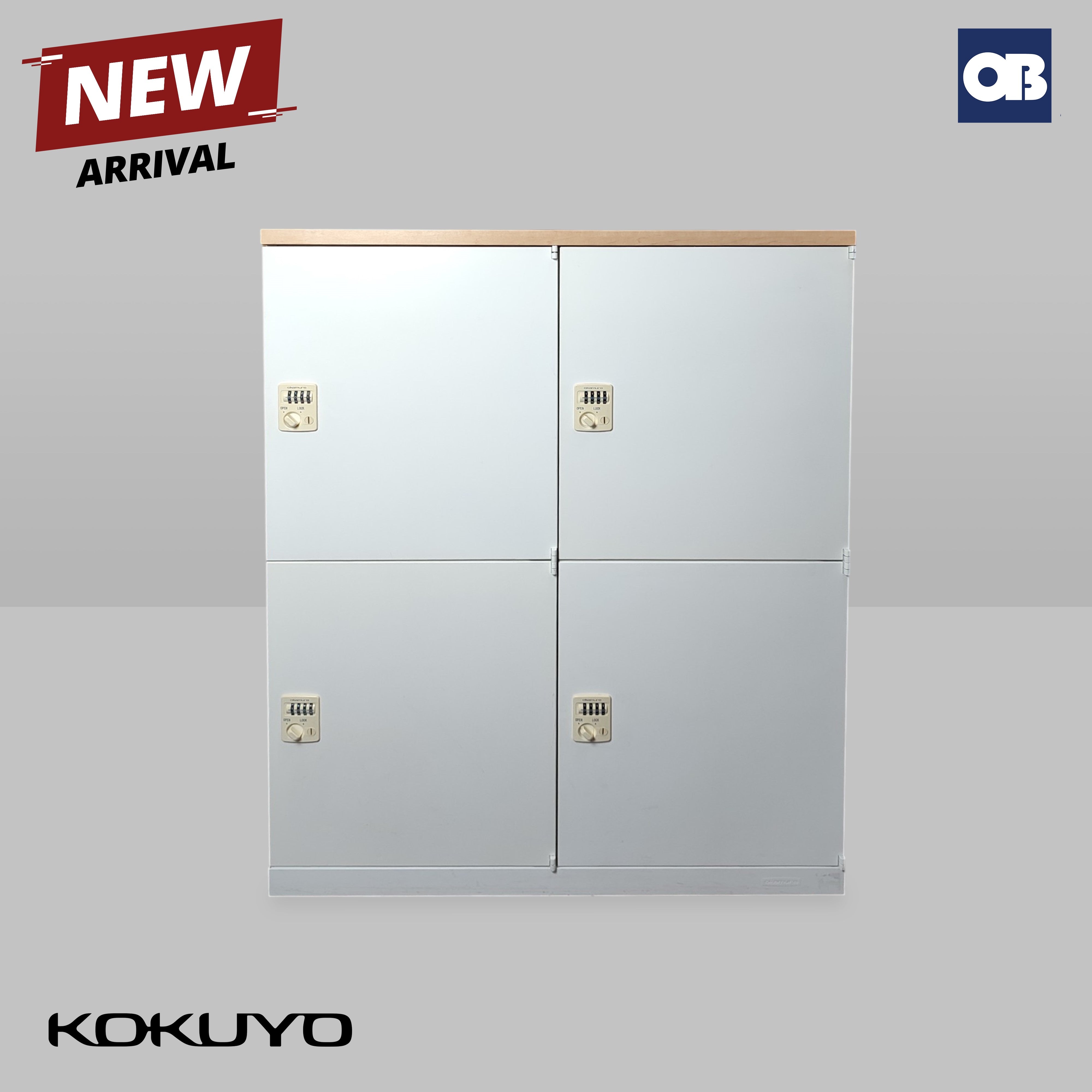 Kokuyo 4- Doors Locker Cabinet