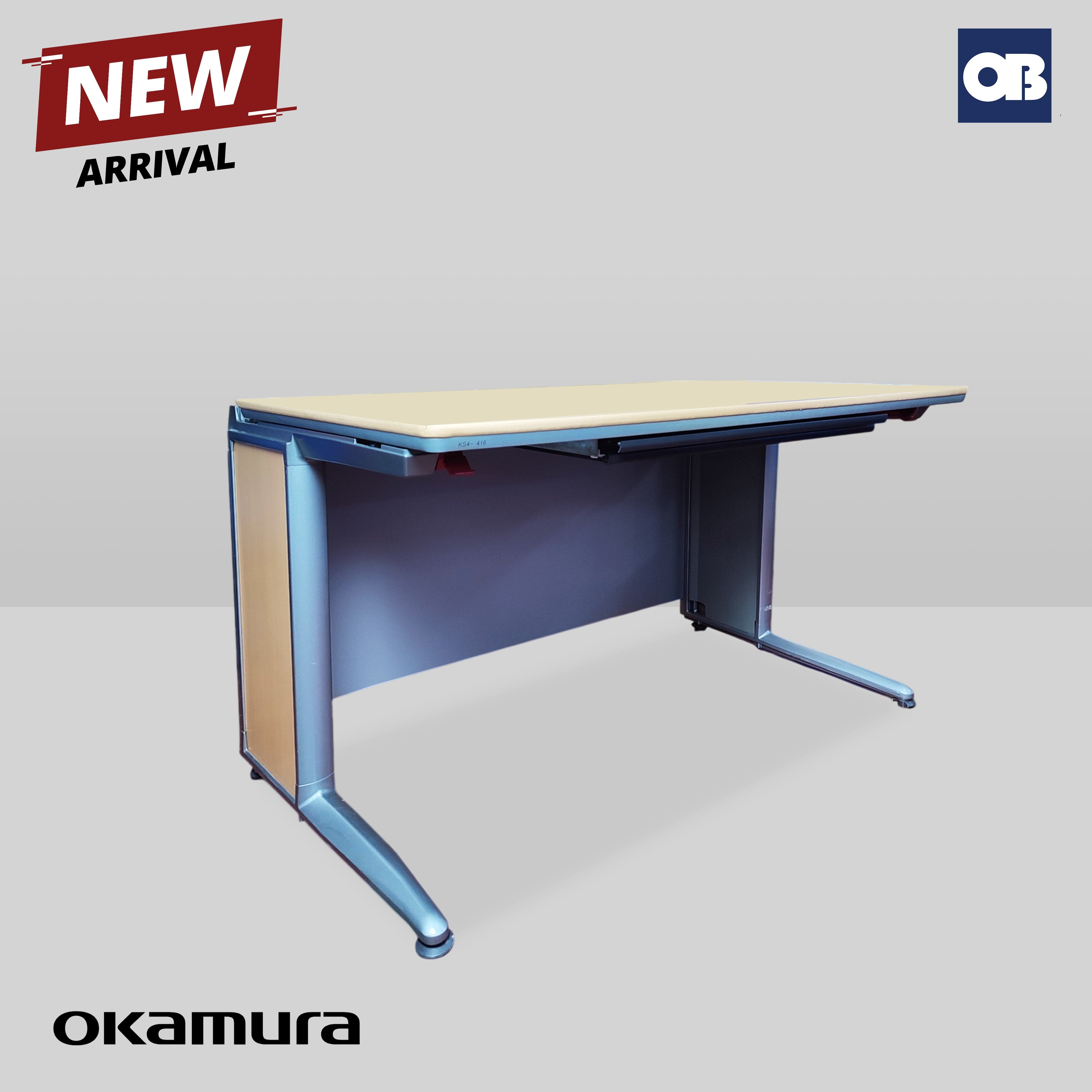 Okamura Flat Desk Table