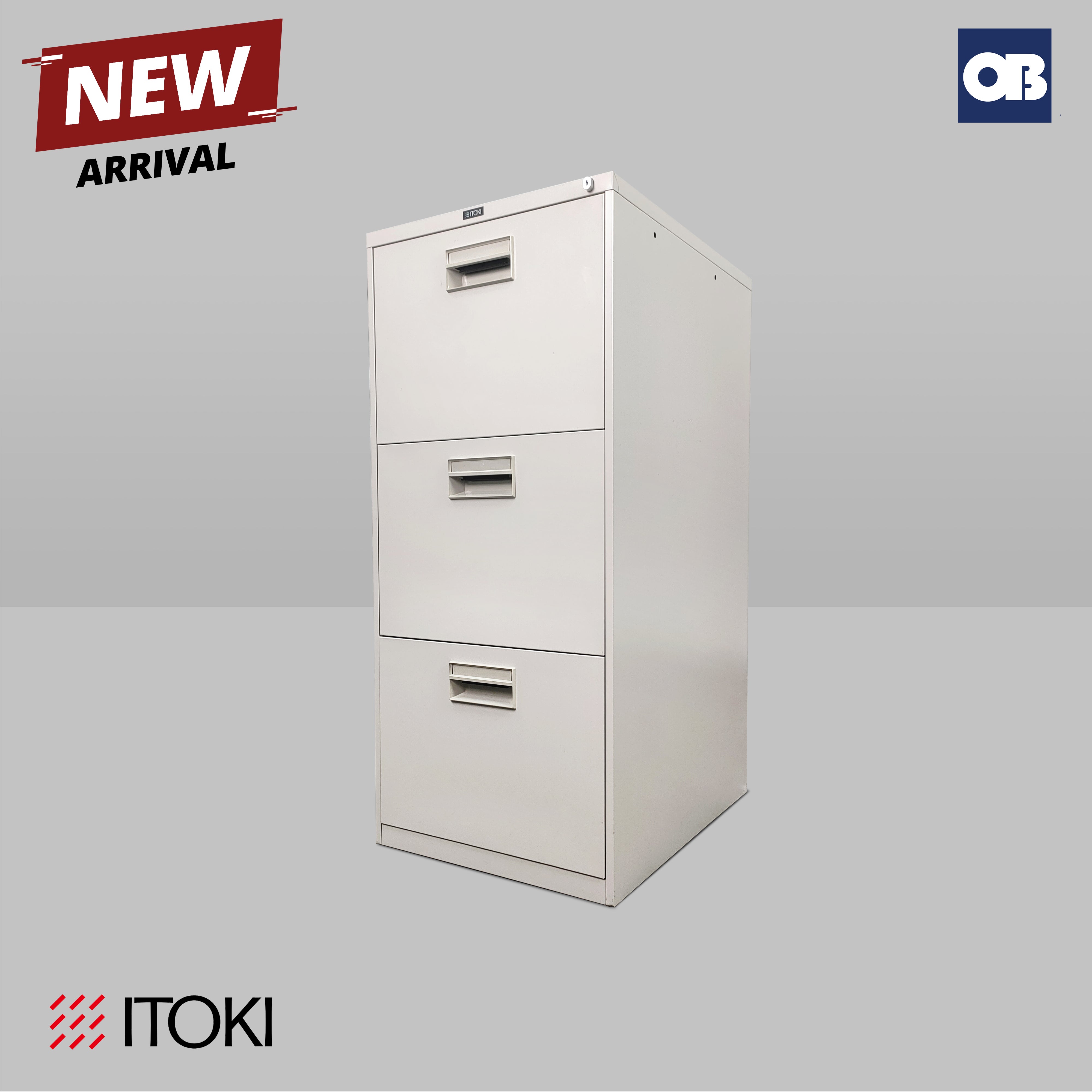 Itoki 3 Layer Vertical Cabinet