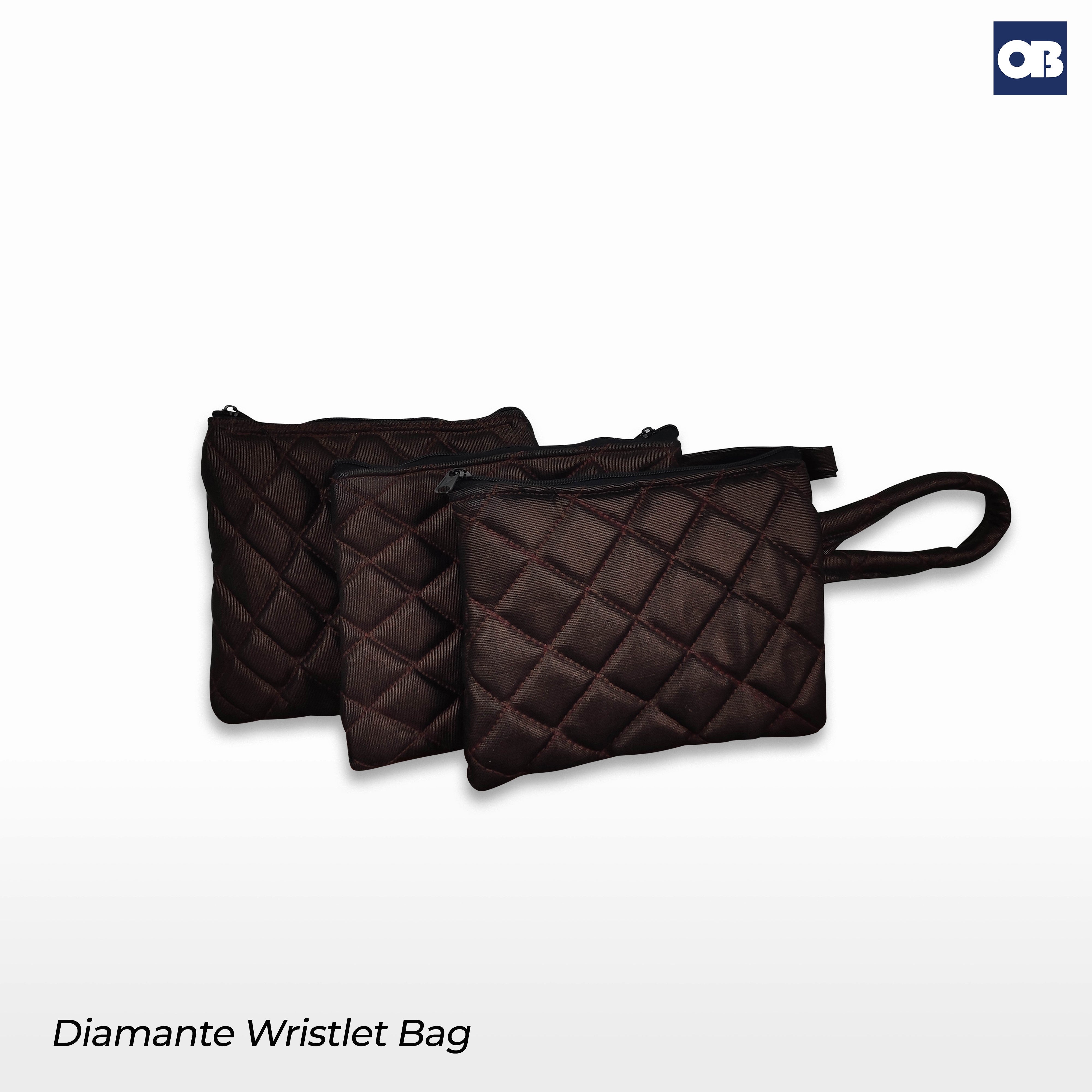 OB Diamante Wristlet Bag