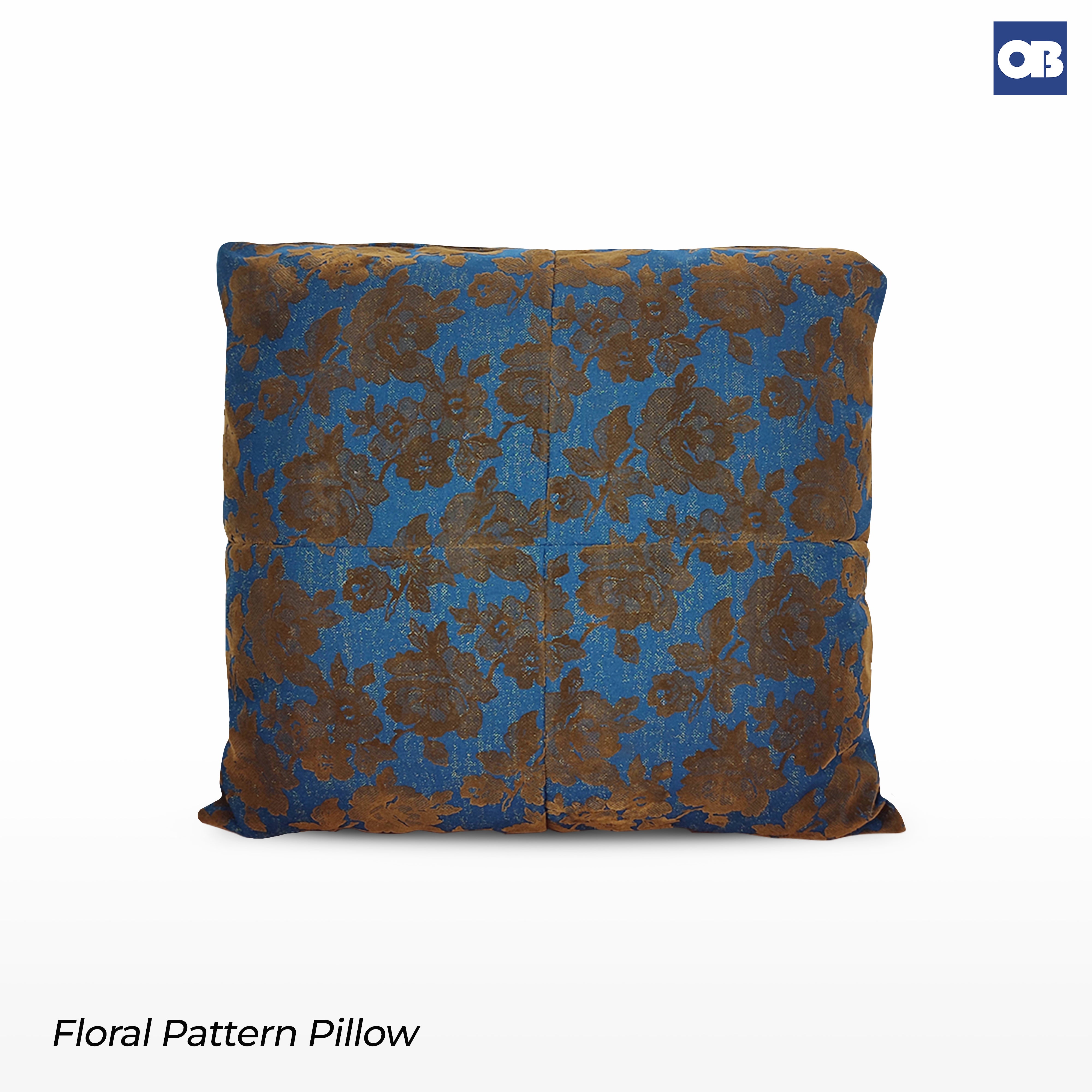 OB Floral Pattern Pillow