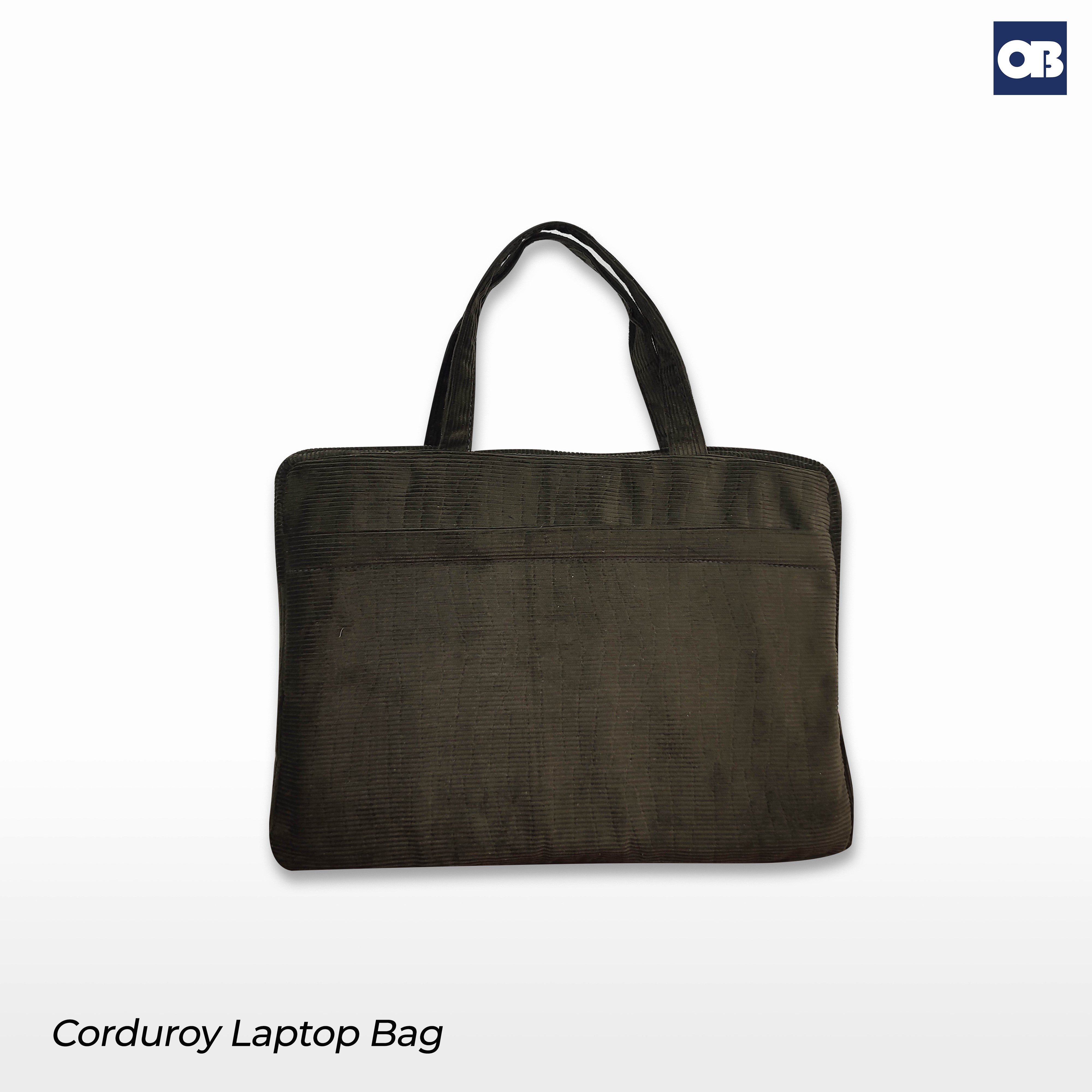 OB Corduroy Laptop Bag