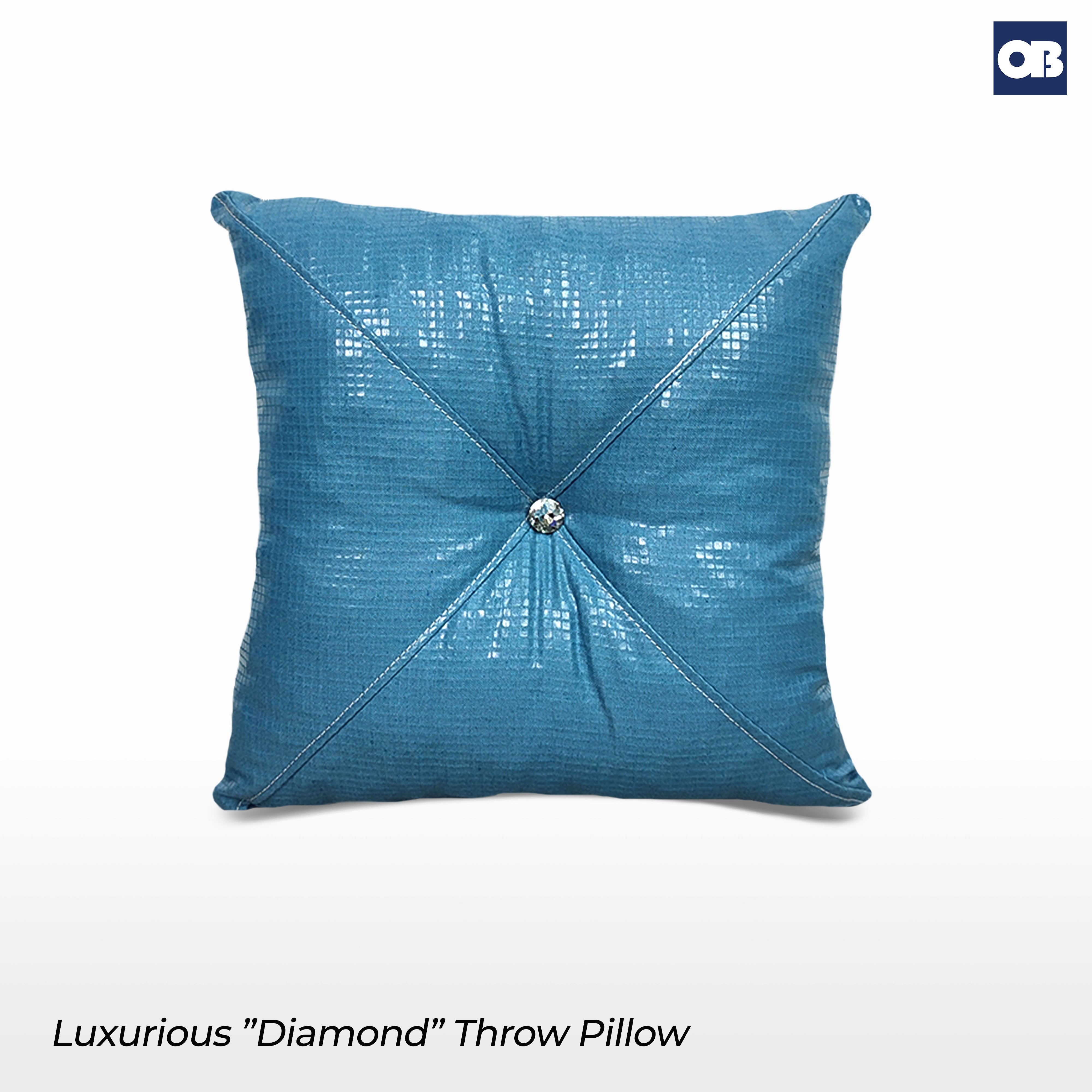OB Luxurious Diamond Throw Pillow
