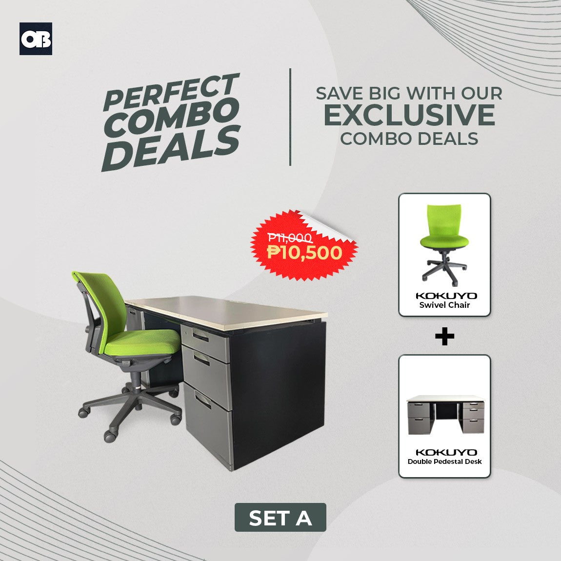 PCD - Kokuyo Office Furniture Set