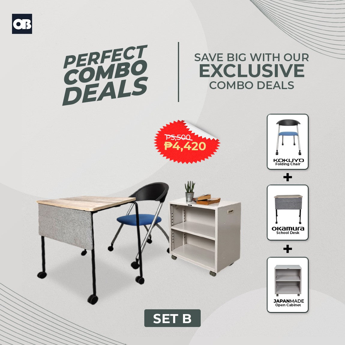 PCD - School Furniture Set