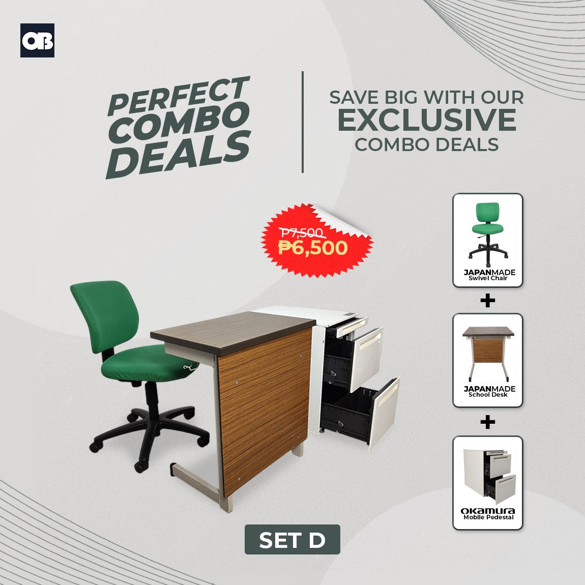 PCD - Office Furniture Set