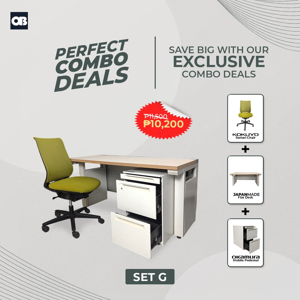 PCD - Office Furniture Set