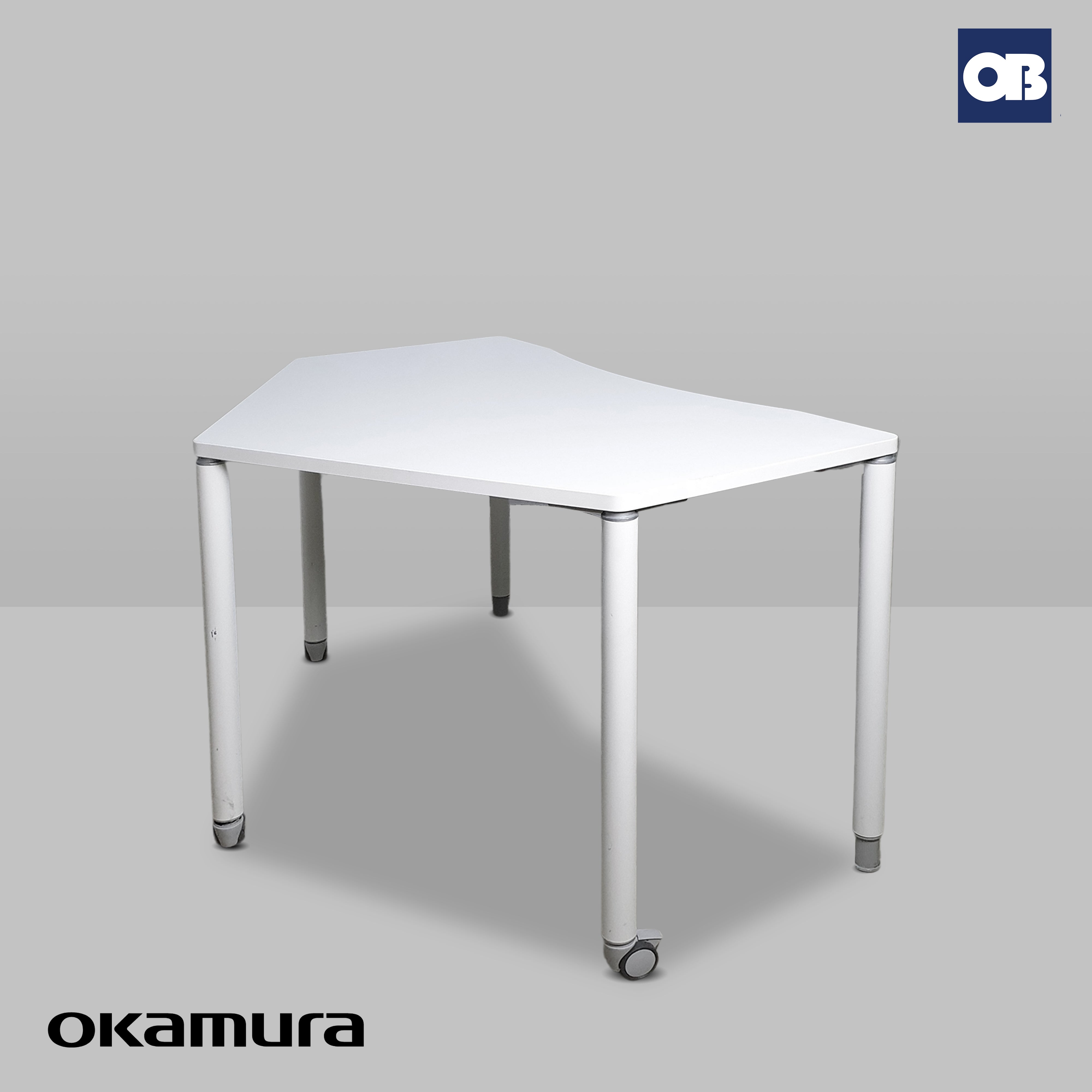 Okamura Office table Wheeled